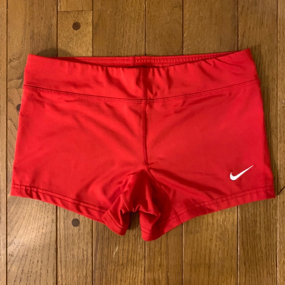 Red nike spandex